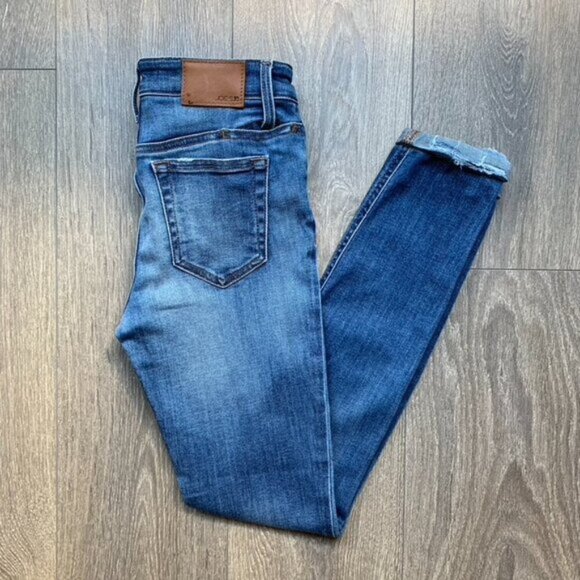 Anthropologie Joe's Jeans Women's Skinny Jeans Icon Ankle Denim Rolled Cuff Hem - Picture 13 of 14